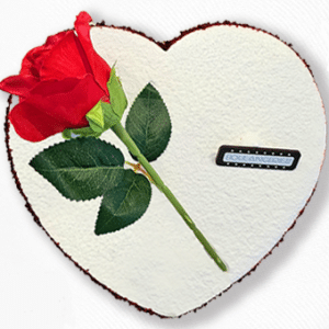 Red `Forever Rose` Velvet Cake