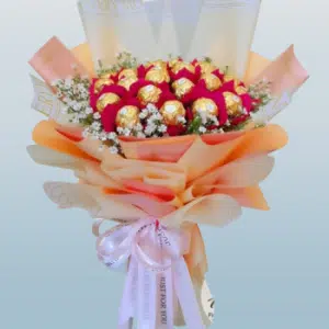 Brummy Mommy Ferrero Rocher bouquet – sweet Mother’s Day gift.