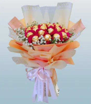 Brummy Mommy Ferrero Rocher bouquet – sweet Mother’s Day gift.