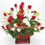 Rose & Lilies In basket
