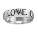 Sterling Silver Love Ring