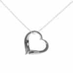 Open Heart Cable Chain Necklace