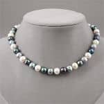 Sterling Multicolored Freshwater Pearl Necklace