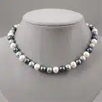 Sterling Multicolored Freshwater Pearl Necklace