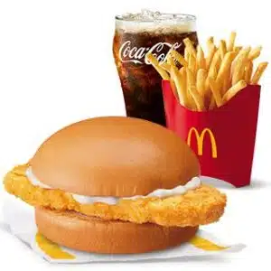 Crispy Chicken Sandwich w/ Fries Medium Meal