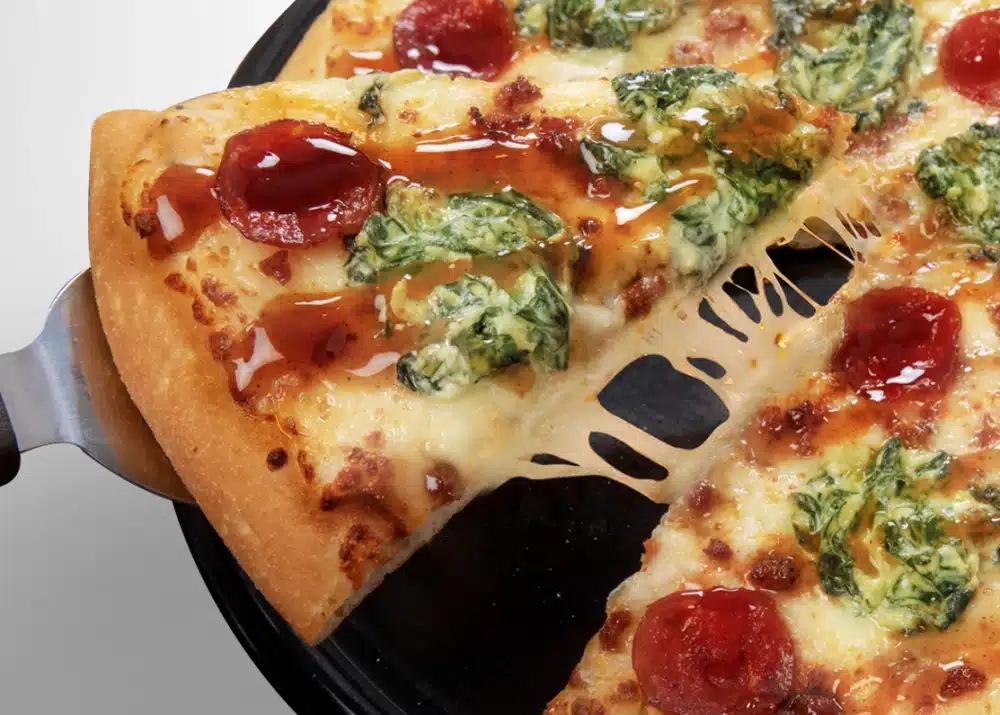 Honey-Glazed Spinach and Pepperoni Overload