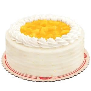 Red Ribbon Mango Sunrise Cake