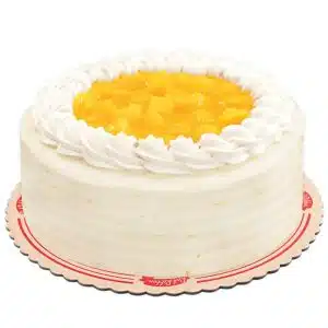 Red Ribbon Mango Sunrise Cake
