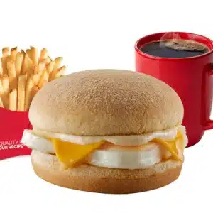 Egg and Cheese Pandesal Combo