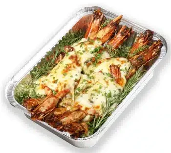 Pommery Prawns Thermidor