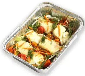 Steamed Halibut and Vegetables in Pernod