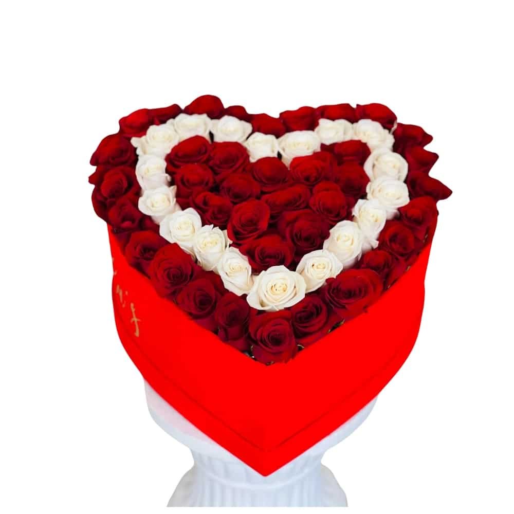 50 Roses Romantic Love Box