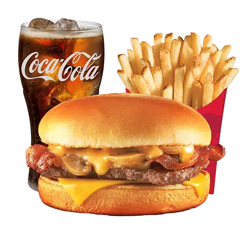 Bacon Mushroom Melt combo