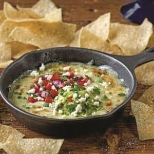 White Spinach Queso