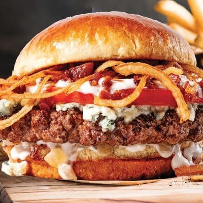 Greg's Bleu Cheese Burger