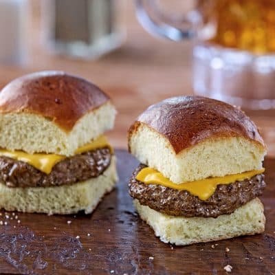 Kid Cheeseburger Bites and Fries