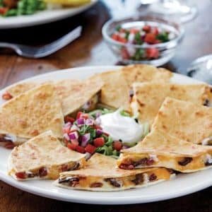 Bacon Ranch Beef Quesadillas