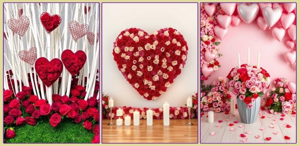 Flowers for Valentine day decoration Flowers for Valentine day decoration