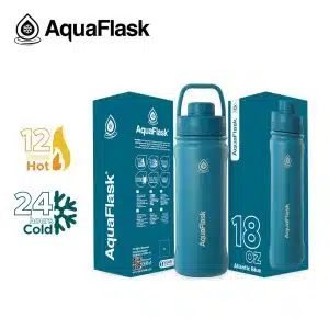 The All New Aquaflask Bottle (18oz) Atlantic Blue