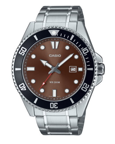 STANDARD MDV-107D-5AV Metal Watch Brown