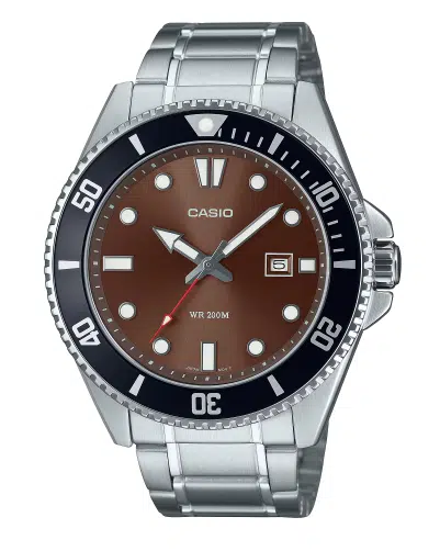 STANDARD MDV-107D-5AV Metal Watch Brown