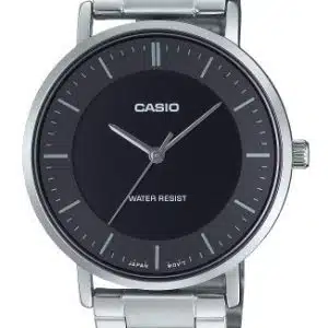 MTP-VT04D-1E Simple Design Watch Black
