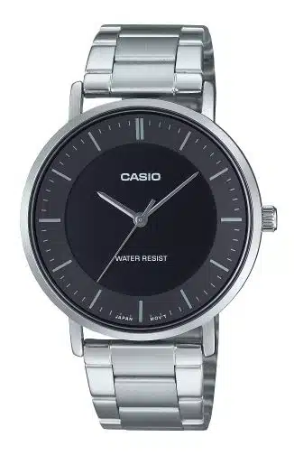 MTP-VT04D-1E Simple Design Watch Black