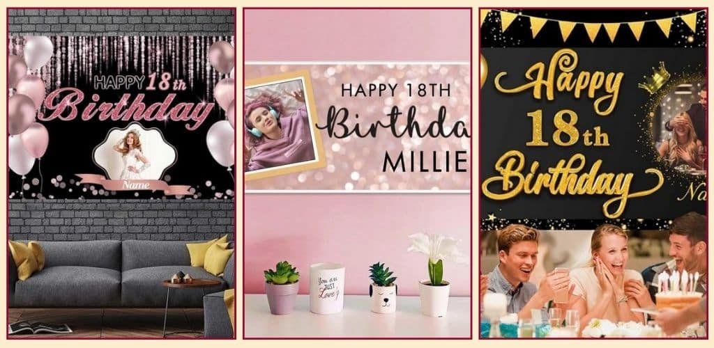 Personalized Birthday Banners Personalized Birthday Bannners