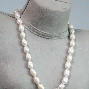 Freshwater Pearl Oval Necklace