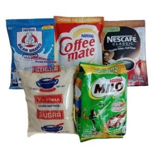 Grocery Breakfast Drink Set