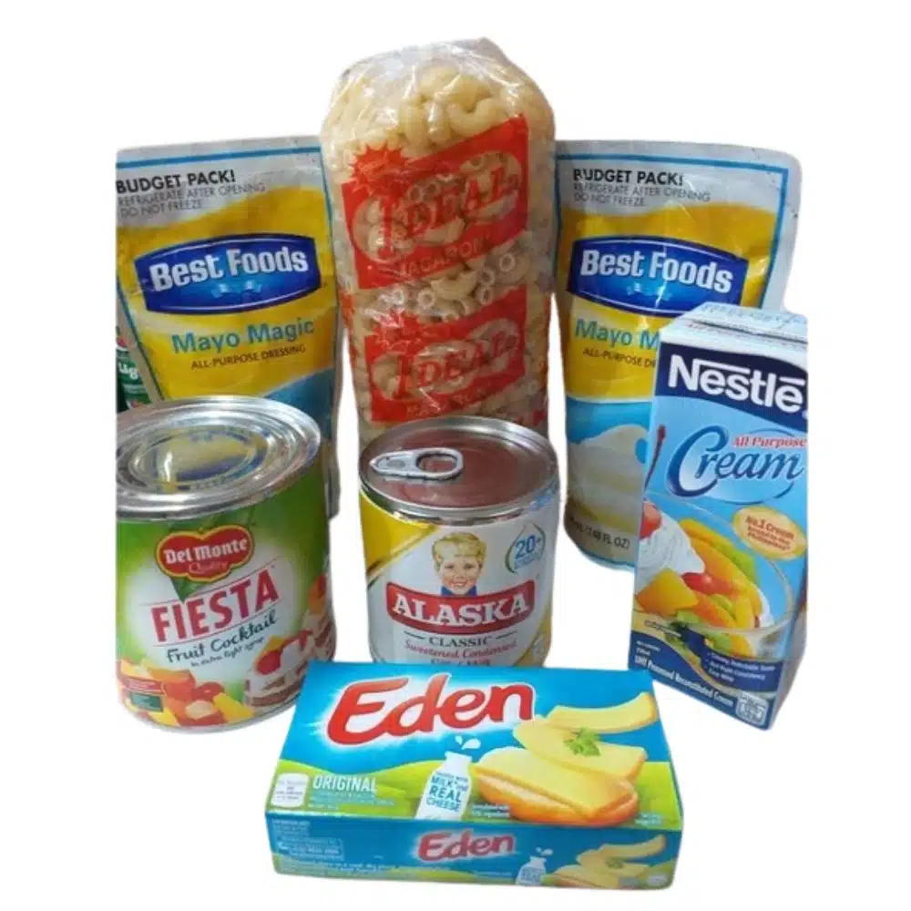 Grocery Macaroni Fruit Salad Set
