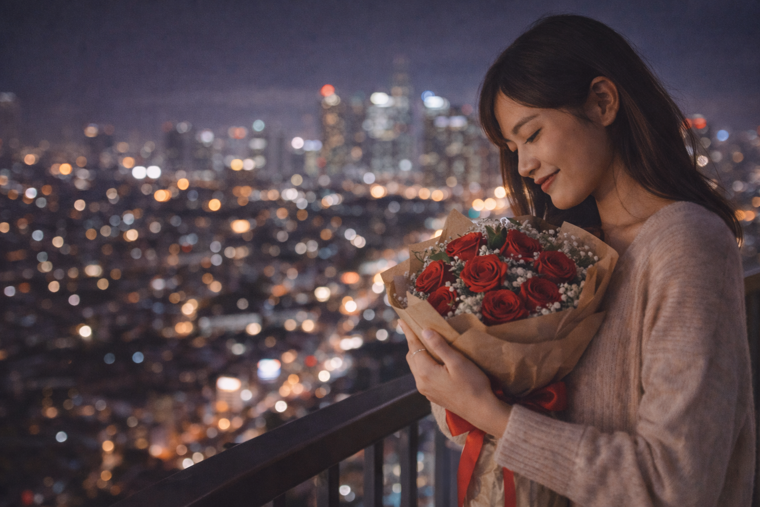Valentines rose bouquet