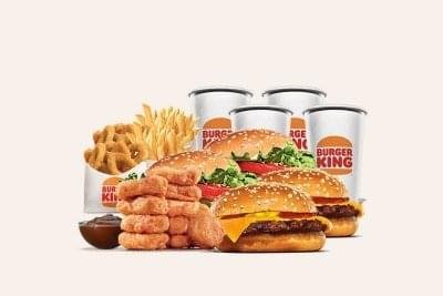 Burger King Original King Feast for 4